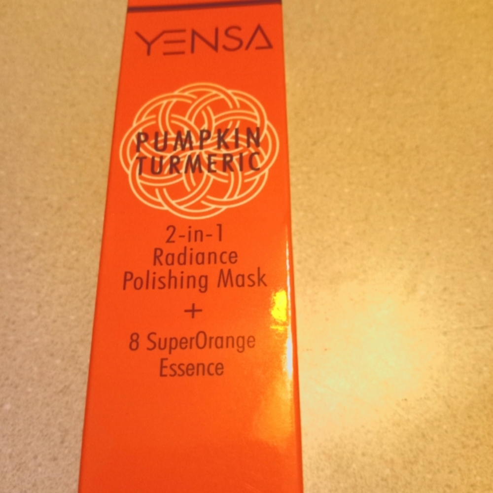 Yensa pumpkin turmeric 2 in 1 radiance polishing mask. New in Box